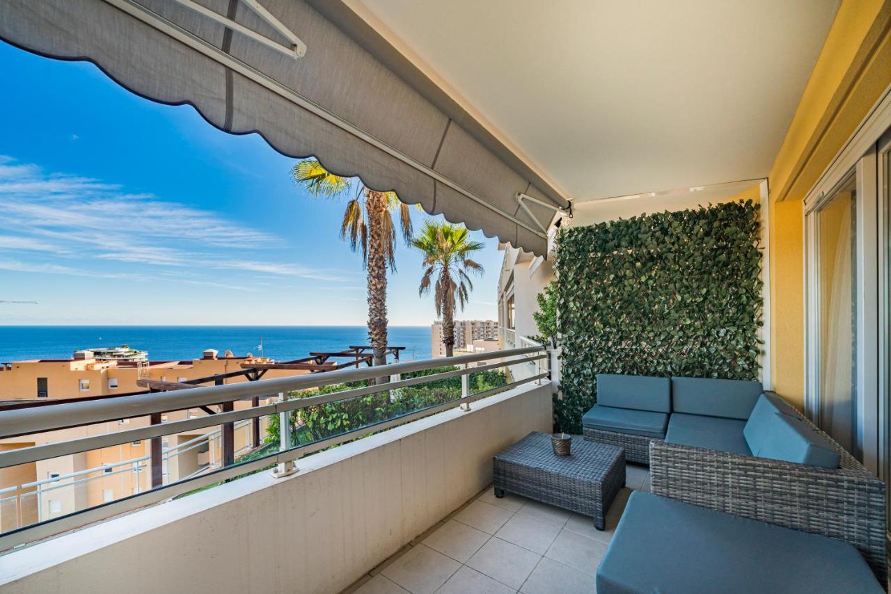 Frontiere Monaco, Terrasse, Vue Mer, Parking - Ab ボーソレイユ エクステリア 写真