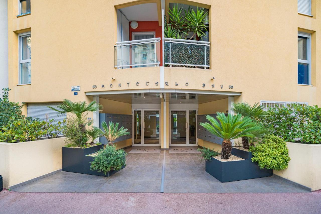 Frontiere Monaco, Terrasse, Vue Mer, Parking - Ab ボーソレイユ エクステリア 写真