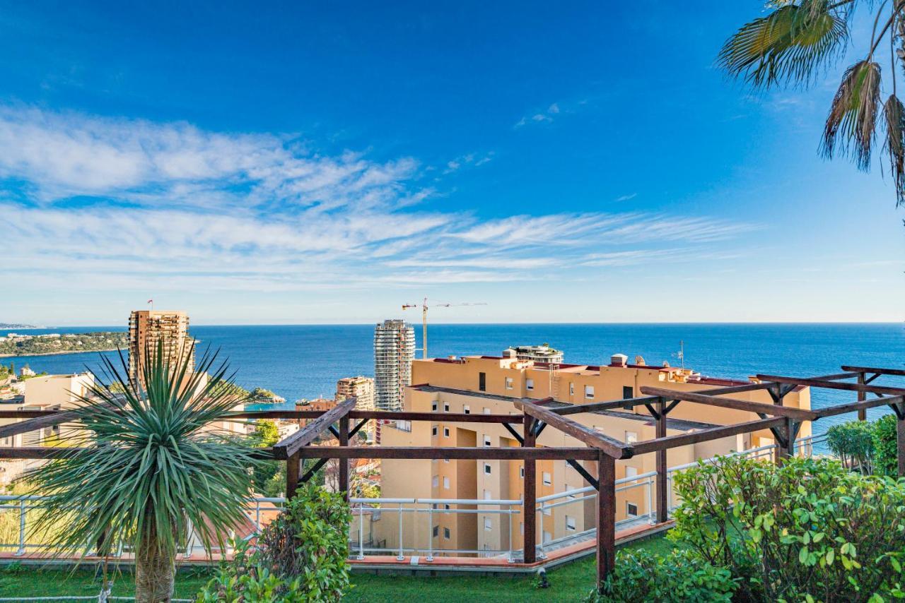 Frontiere Monaco, Terrasse, Vue Mer, Parking - Ab ボーソレイユ エクステリア 写真